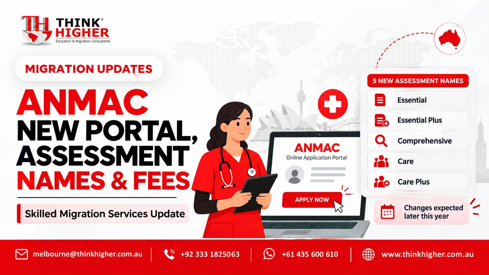 ANMAC new portal assessment names and fees migration update