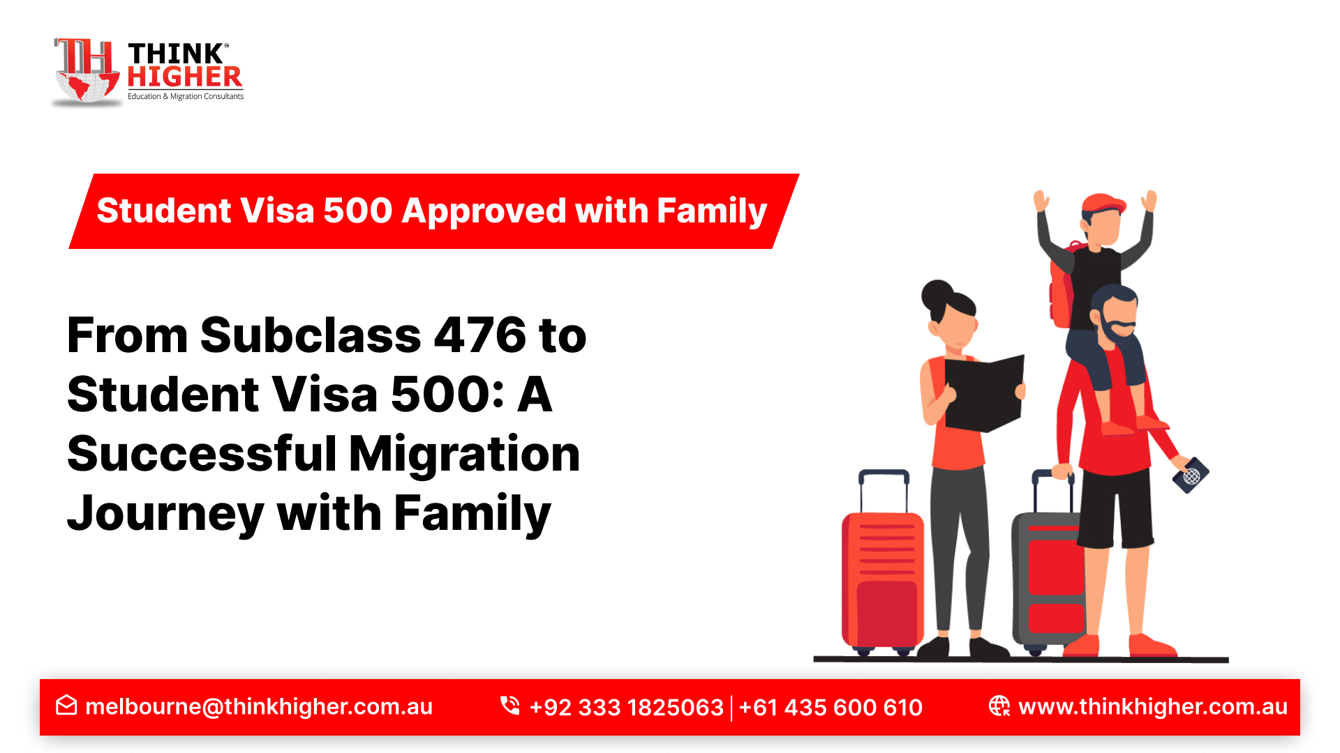 From Subclass 476 to Student Visa 500: A Successful Migration Journey with Family