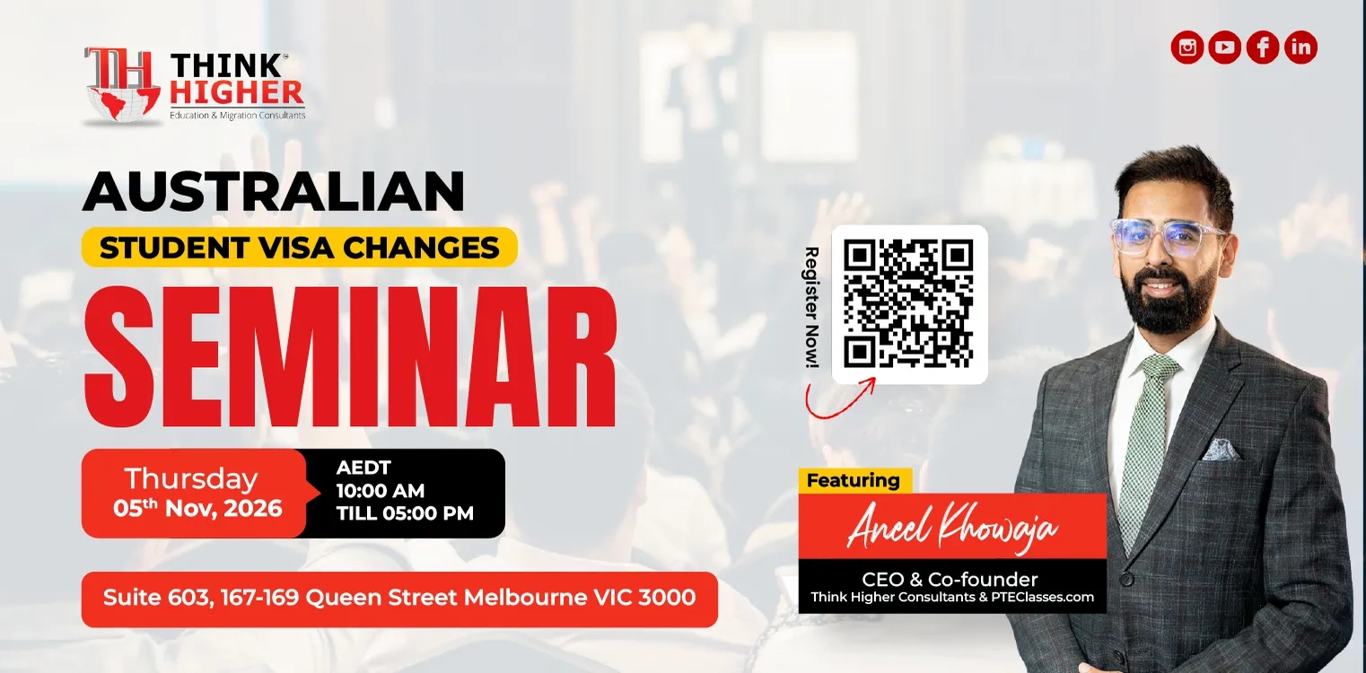 Australian Student Visa Changes Seminar - Thursday, 5 November 2026