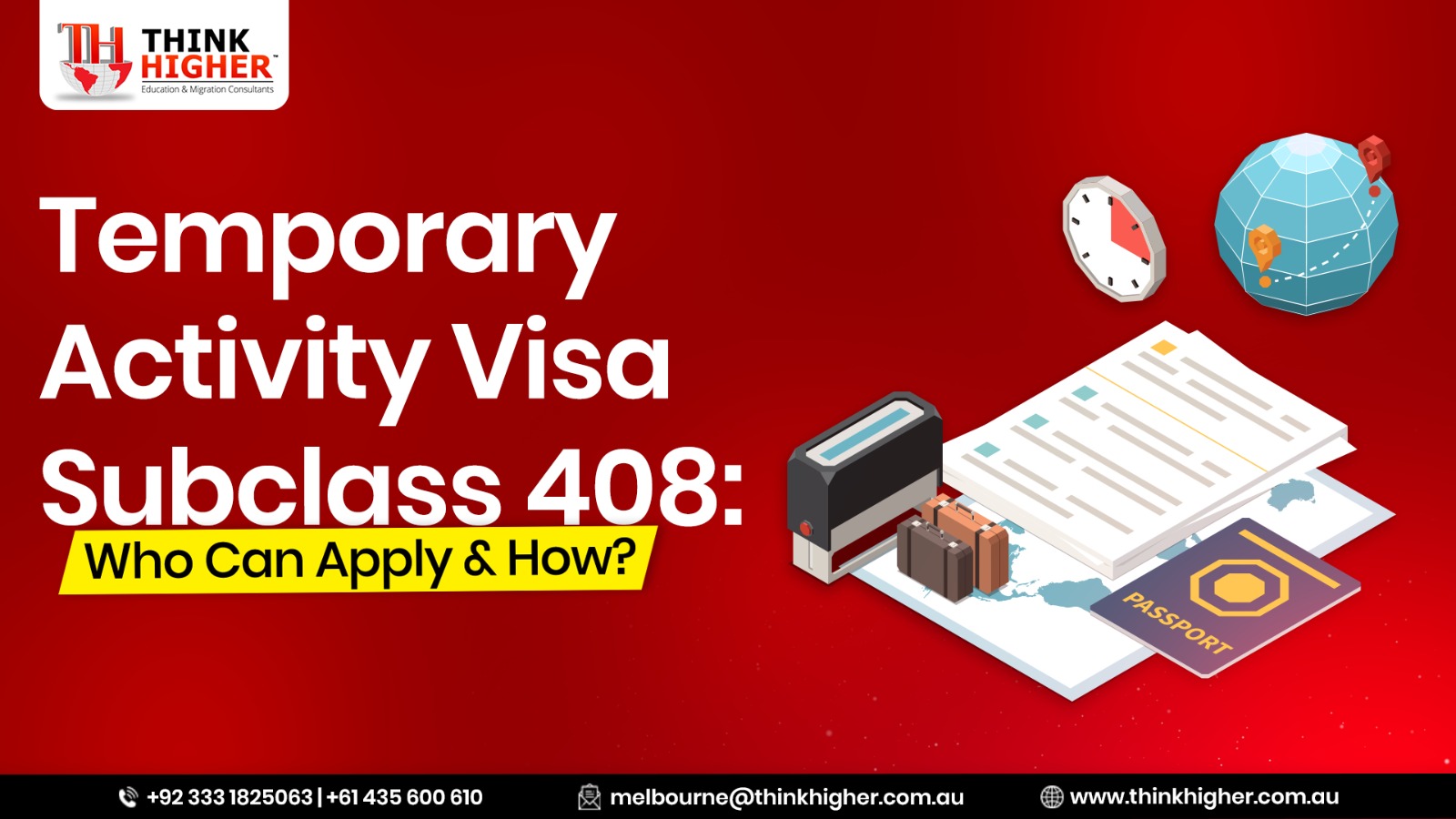 Subclass 408 visa Australia