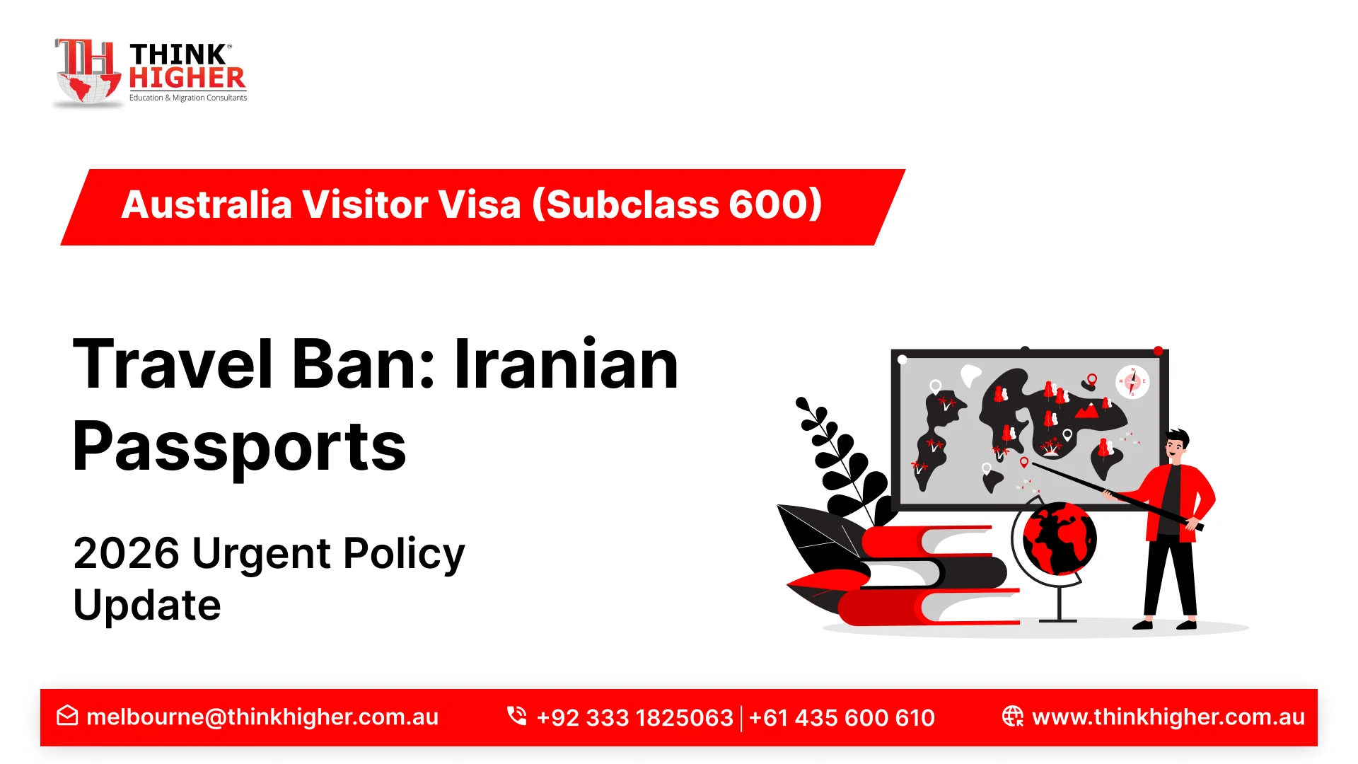 Australia Visitor Visa (Subclass 600) Travel Ban: Iranian Passports