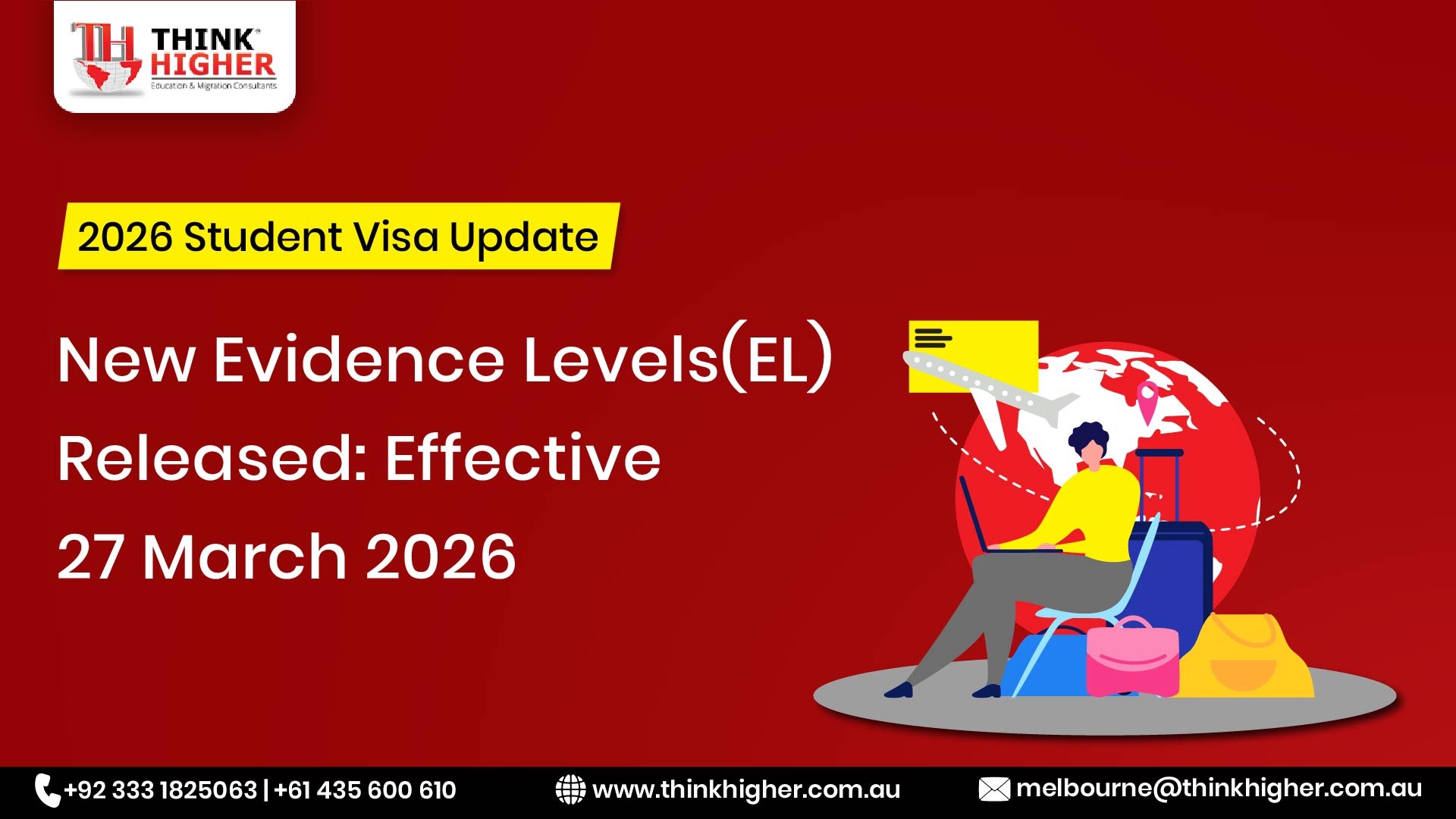 Australia Student Visa Update: New Evidence Levels (EL) Released Effective 27 March 2026