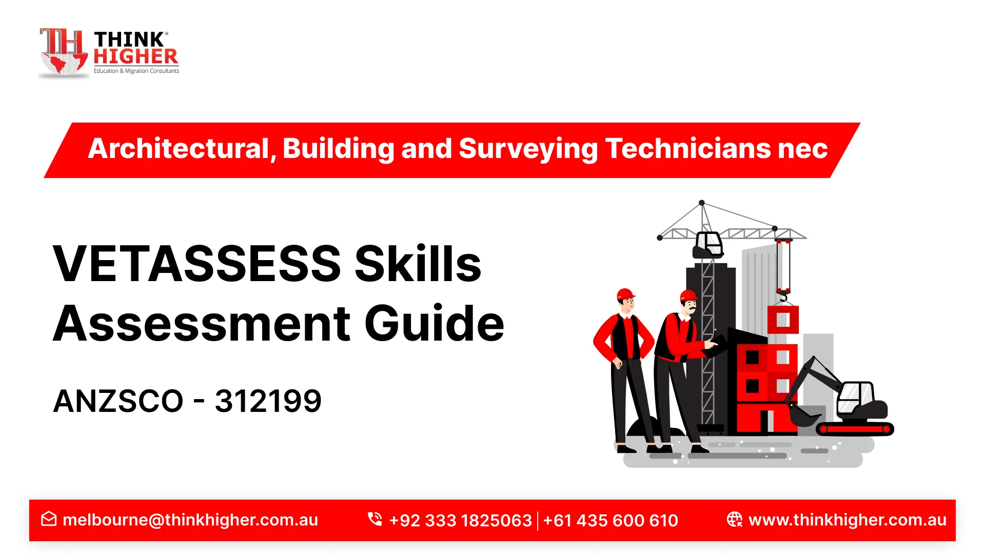 Architectural, Building and Surveying Technicians nec ANZSCO 312199: Skills Assessment Guide