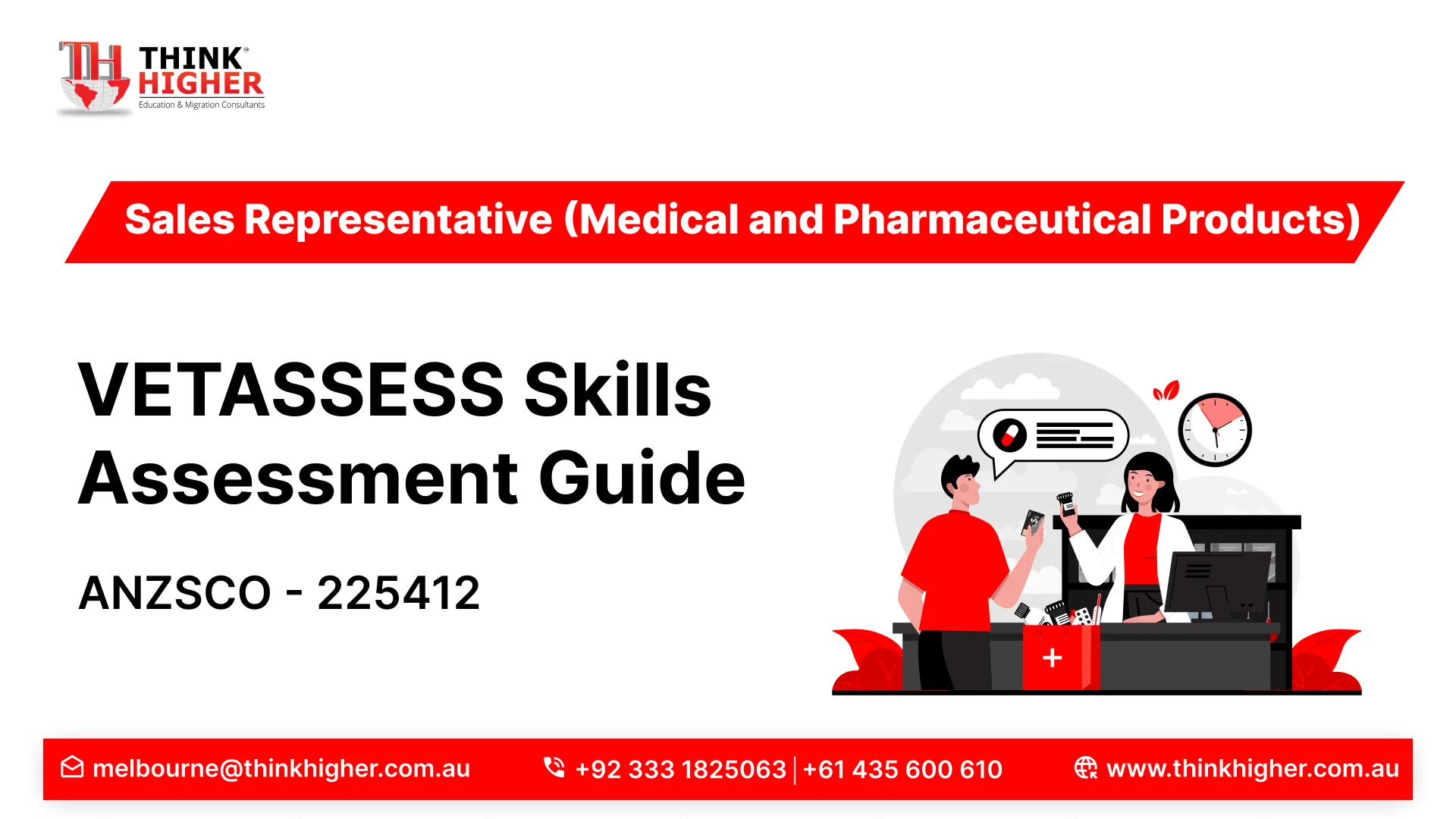 Sales Representative (Medical and Pharmaceutical Products) (225412): Complete VETASSESS Skills Assessment Guide