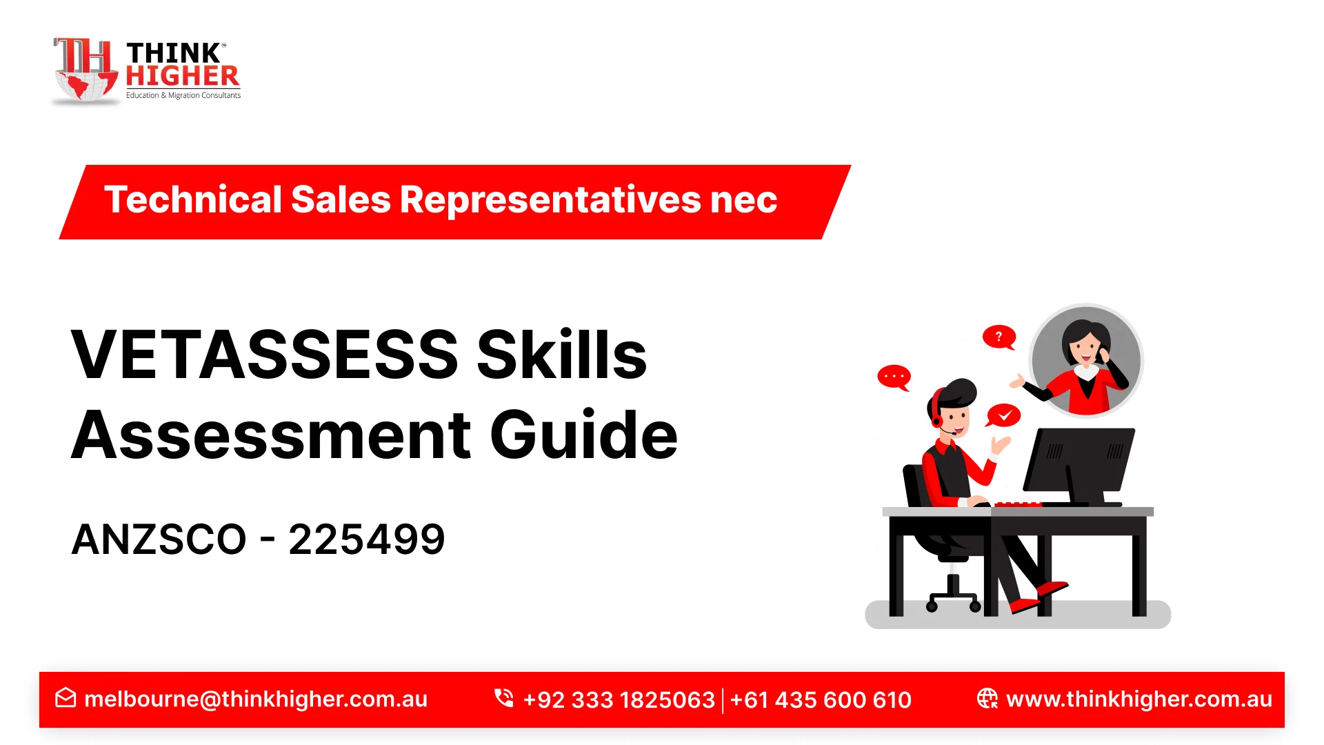 Technical Sales Representatives nec 225499: VETASSESS Guide 2026