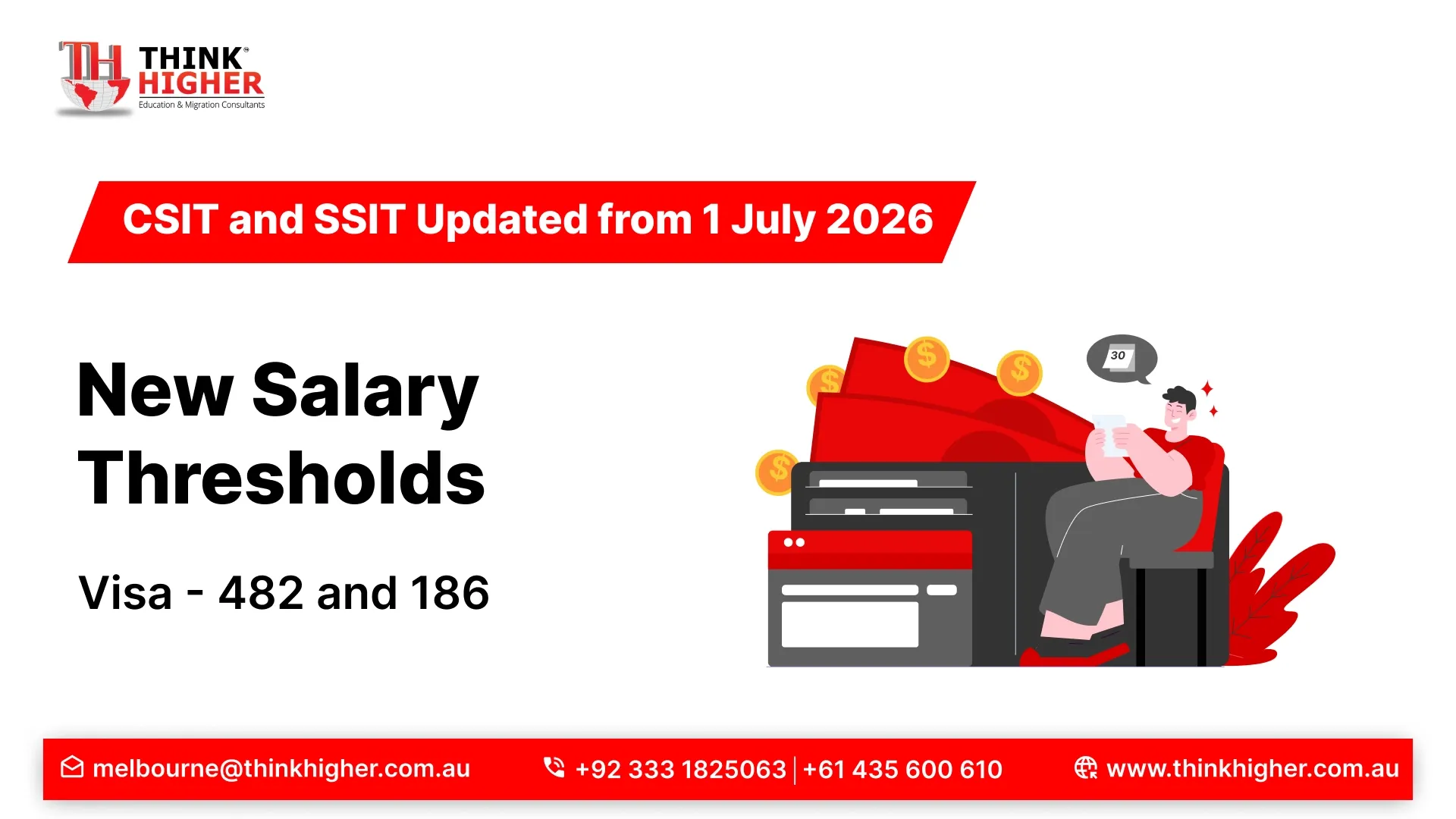 CSIT and SSIT Updated from 1 July 2026: New Salary Thresholds for Visa 482 and 186