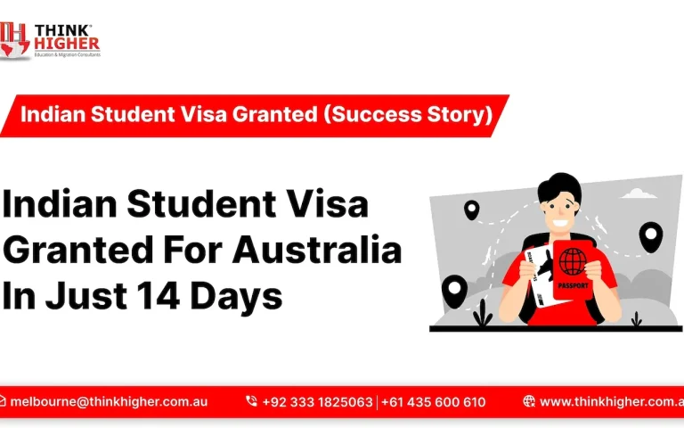 Indian Student Visa Granted For Australia In Just 14 Days