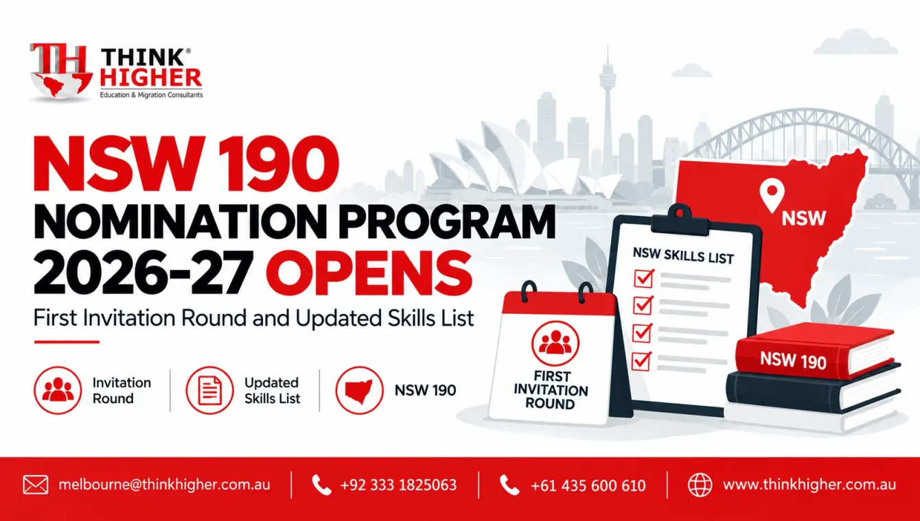 NSW 190 Nomination Program 2026–27 opens, first invitation round and updated Skills List