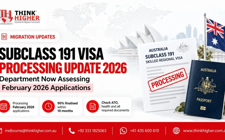 Subclass 191 Visa Processing Update 2026: Department Now Assessing February Applications